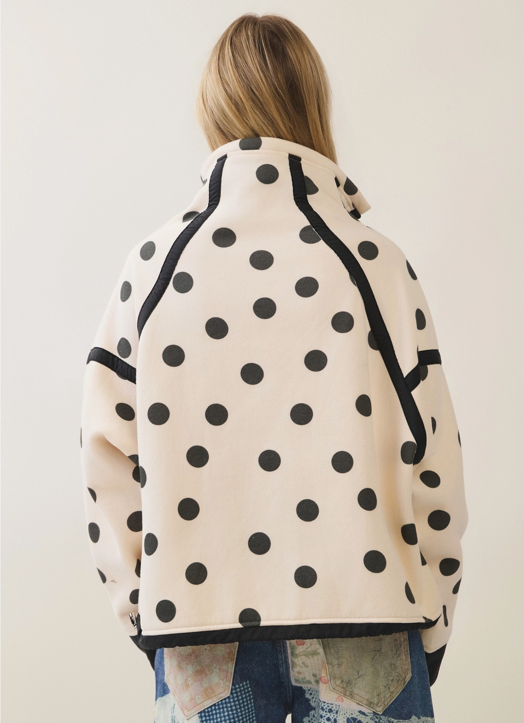 The Cropped Dainty Dot Pullover